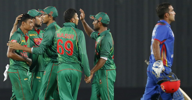 bangladesh won a tight match against afghanistan