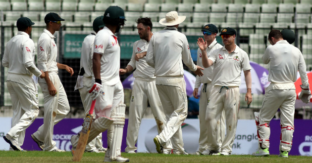 bangladeshi batsmen failed in frist innings in mirpur test