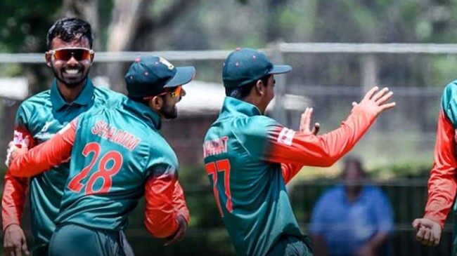 bdesh u19 won by 7 wickets