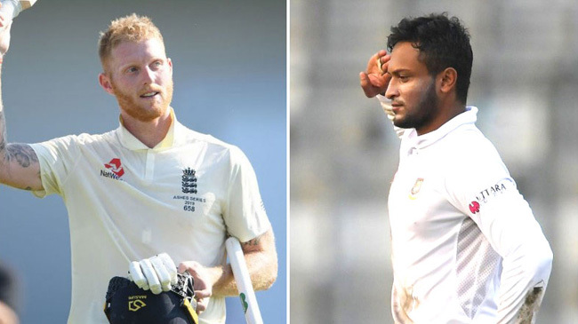 ben stokes and shakib al hasan test