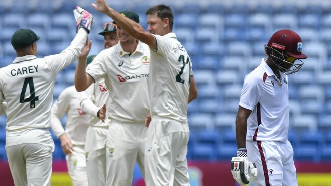 brathwaite made 0 and 7 in his 100th test