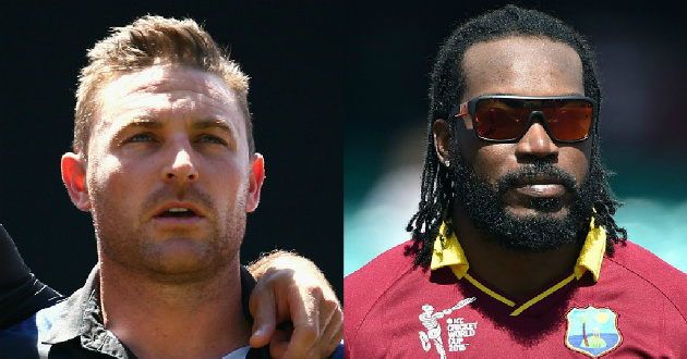 brendon mccullum and chris gayle coming to play bpl