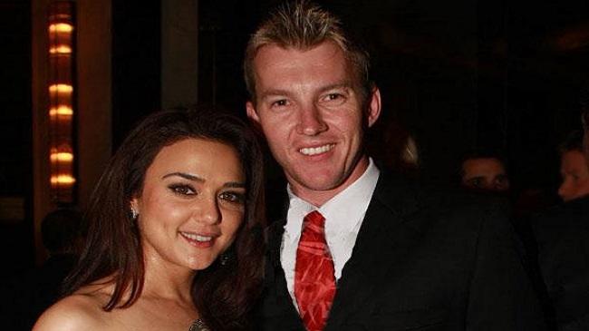 brett lee and preity zinta