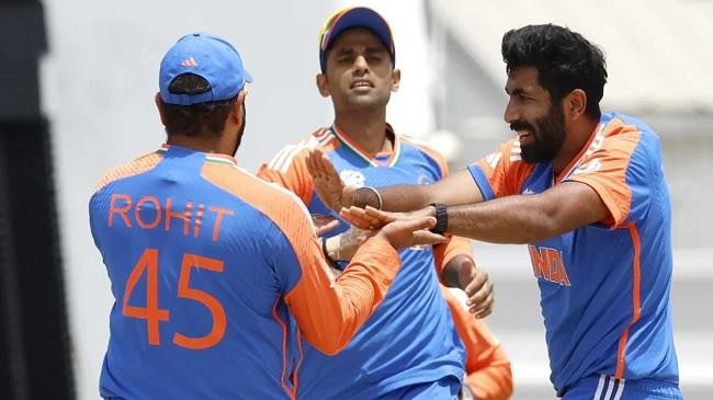 bumrah struck off his second ball