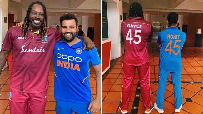 chris gayle and rohit sharma