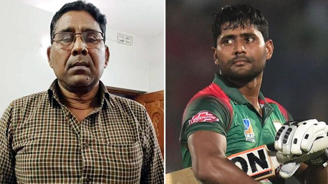 cricketer imrul kayes and his father