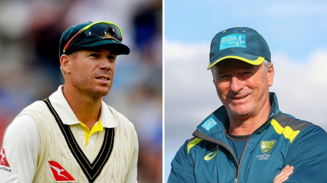 david warner and steve waugh