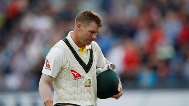 david warner test sad