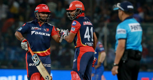 delhi beats rajsthan in ipl