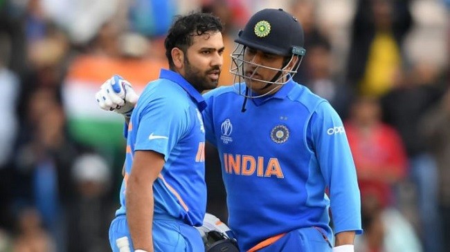 dhoni and rohit 1