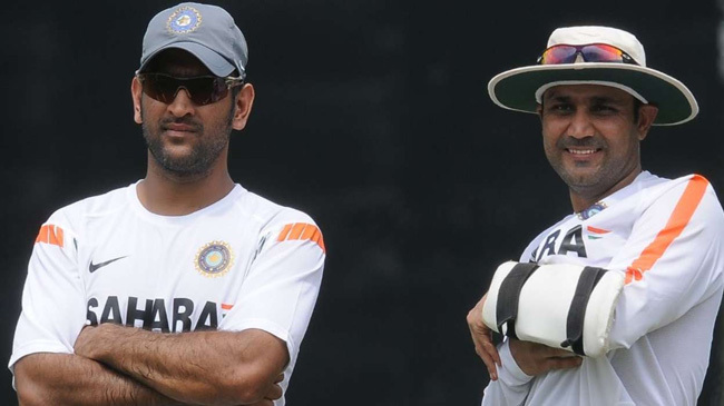 dhoni and sehwag