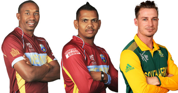 dwayne bravo sunil narine and dale steyn