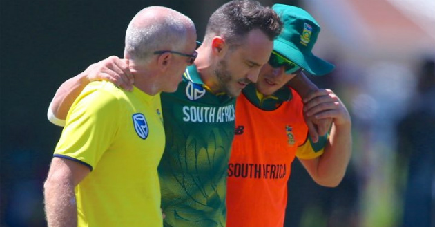 faf is being carried out after suffering injury