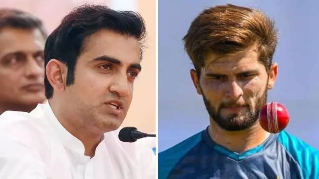 gautam gambhir and shahin afridi