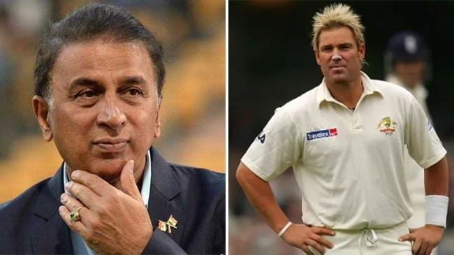 gavaskar and warne