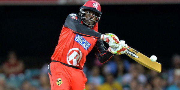 gayle played with a golden bat