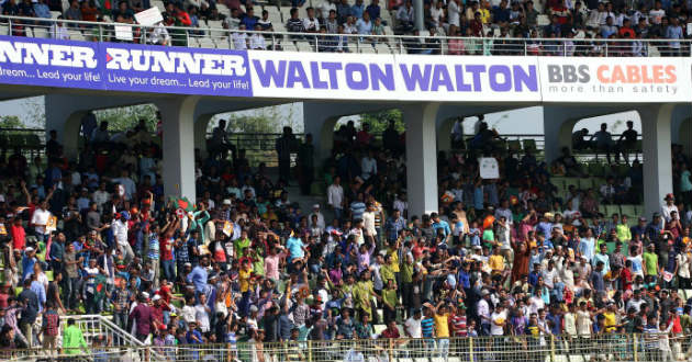 gellery of sylhet international stadium during its first test