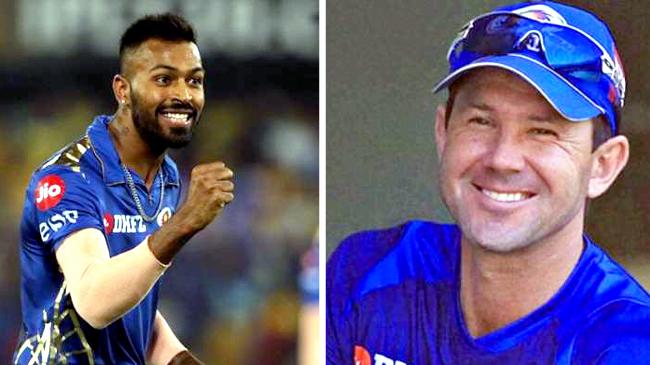 hardik pandya and ponting