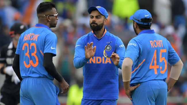 hardik pandya virat kohli and rohit sharma