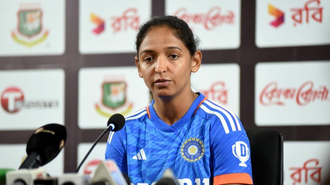 harmanpreet kaur in an presser in sylhet