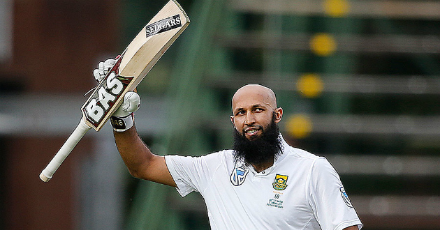 hashim amla after hitting ton on his hundredth test