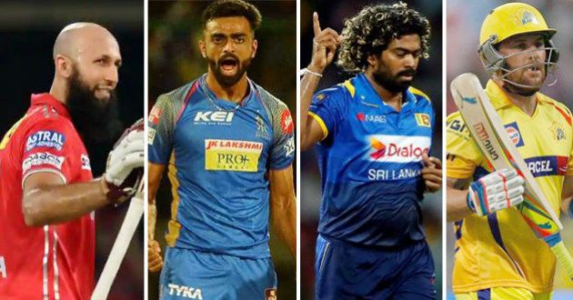 hashim amla unadkat malinga maccullam