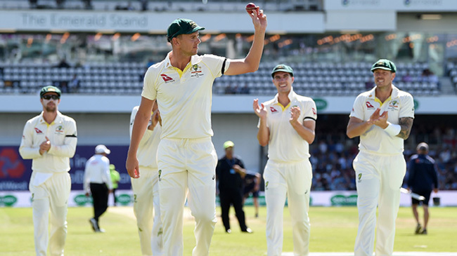 hazlewood acknowledges his five wicket haul