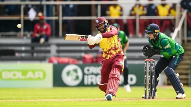 hope got to fifty off just 23 balls