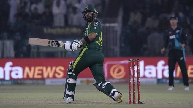 iftikhar ahmed reached fifty from only 20 balls
