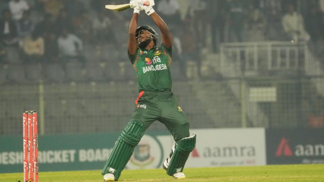 jaker ali anik hits maiden fifty