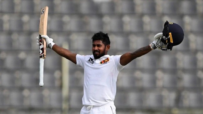 kamindu mendis hits maiden ton