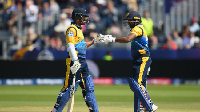 karunaratne and kusal perera gave sri lanka a strong start