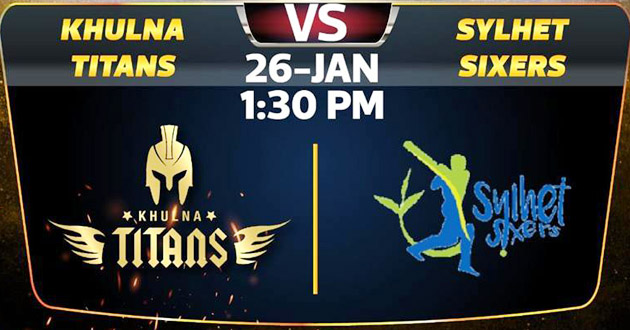 khulna titans vs sylhet sixers logo