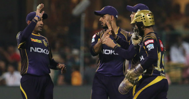 kkr beats rcb twice