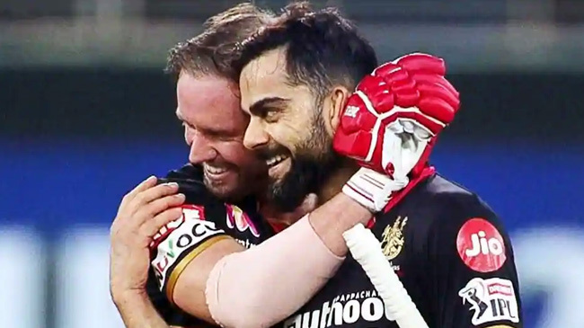 kohli and de villiars rcb