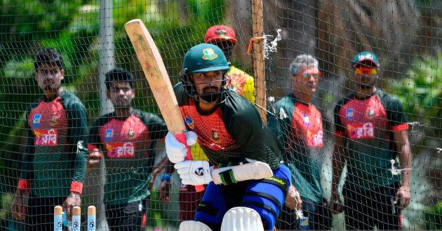 liton das in xi of bangladesh against west indies