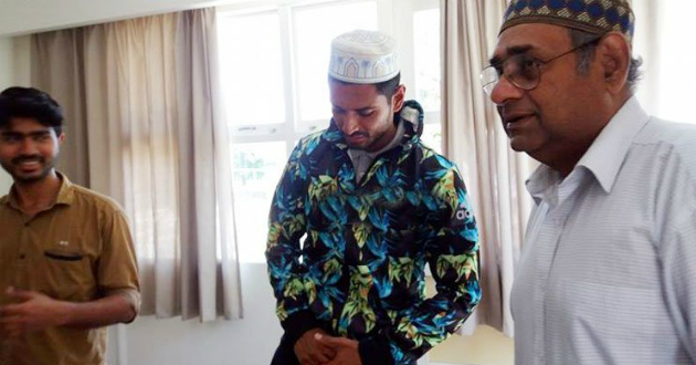 mahmudullah leads the jumma prayers