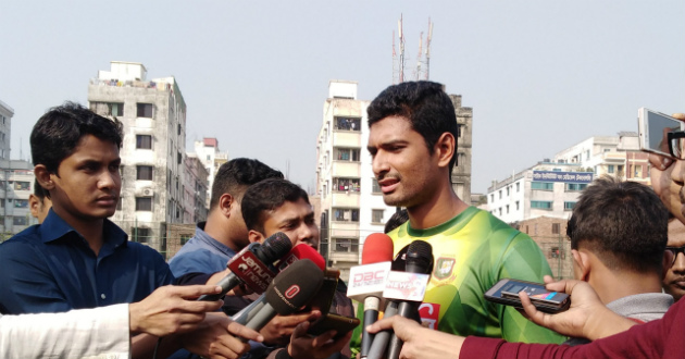 mahmudullah riyad talking to media