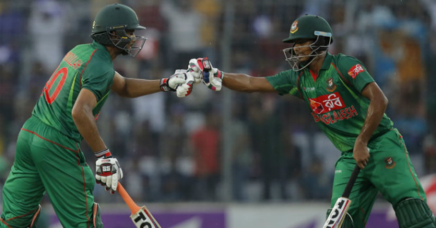 mashrafe hits 44 as bangladesh gathered fighting score of 238 runs