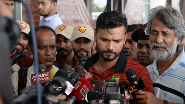 mashrafe left the country