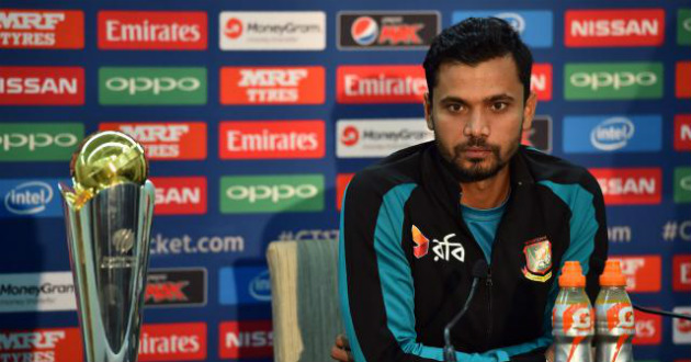 mashrafe talking before first match of ct 2017