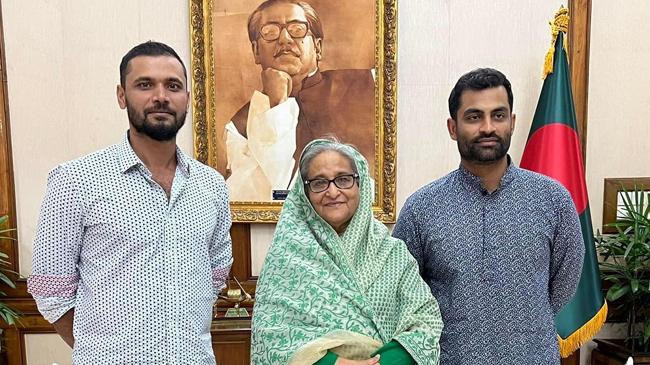 mashrafe tamim and pm
