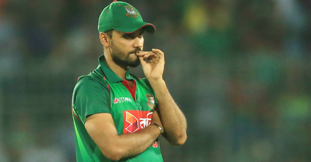 mashrafi mortaza sad bangladesh