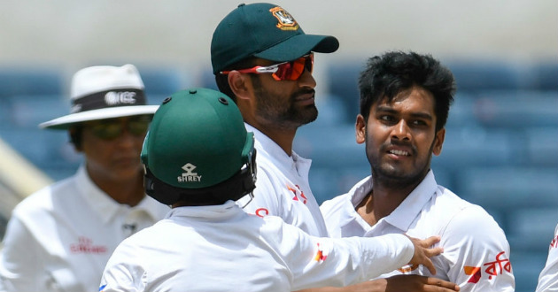 miraz celebrating a wicket against west indies in jamaica