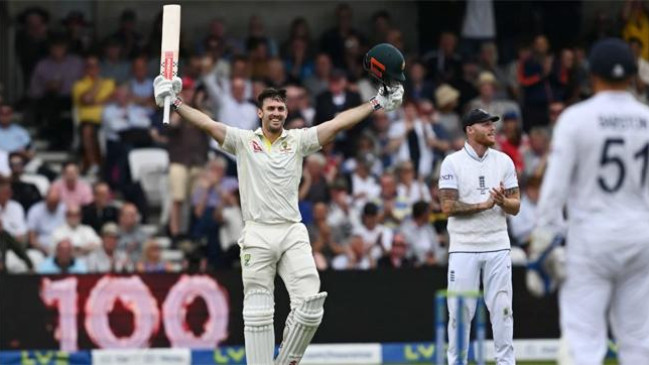 mitchell marsh celebrates his stunning comeback