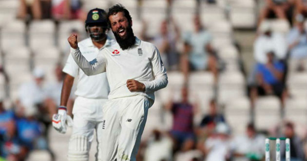 moeen ali celebrates a wicket