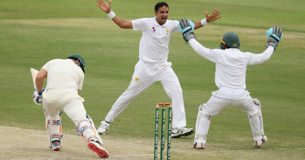 mohammad abbas celebrates vs australia