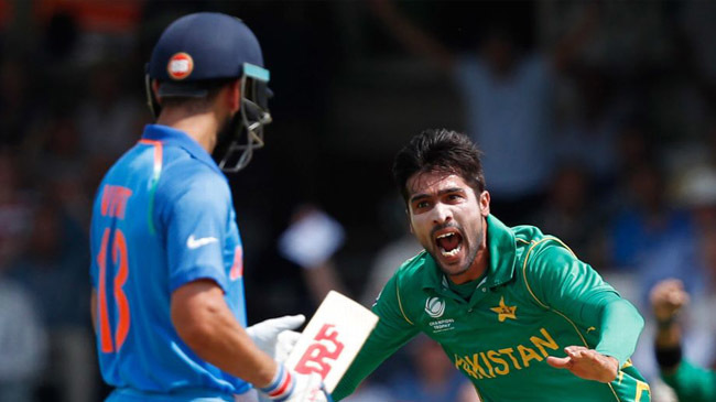mohammad amir champions trophy final photo