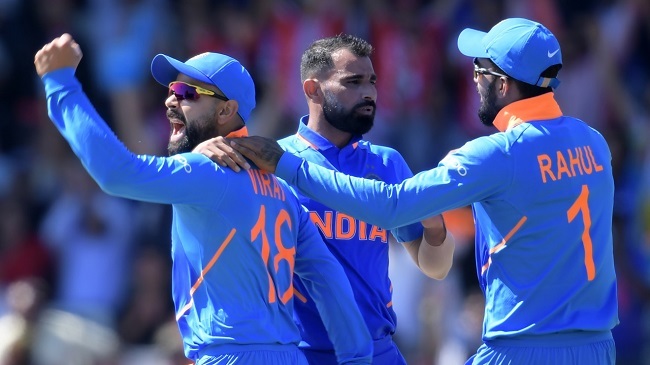 mohammad shami vs wi cwc 2019