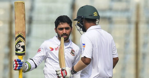mominul hits two centuries in single match
